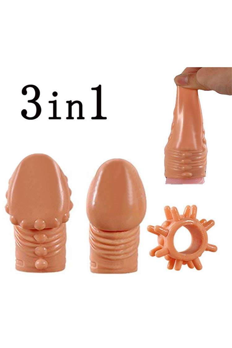 Penis Ring Cock Sheath Glans Endurance Sleeve