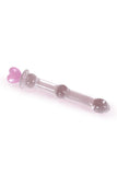 Load image into Gallery viewer, Beaded Butt Plug Glass Dildos Of Queen Heart / M Dildo