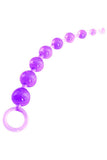 Load image into Gallery viewer, Skin-Friendly Tpe Beaded Anal Plug Purple Butt Toys
