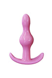 Load image into Gallery viewer, Beaded And Cone Shaped Anal Plug Pink / Novices Butt Toys