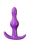 Load image into Gallery viewer, Beaded And Cone Shaped Anal Plug Purple / Novices Butt Toys