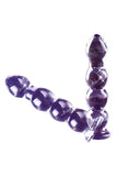Load image into Gallery viewer, Crystal Glass Beaded Dildo Vagina And Anal Plug - Transparent