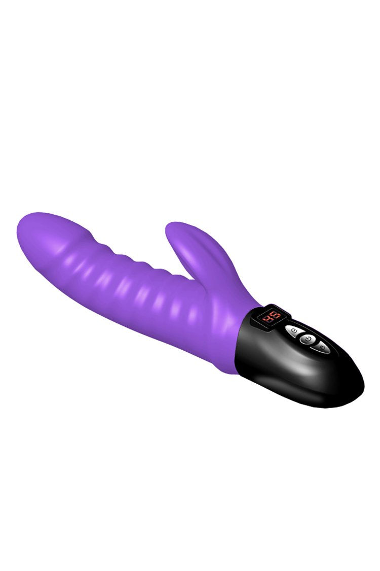 Intelligent Pre-Heating G-Spot Rabbit Vibrator Purple / One Size