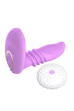 Load image into Gallery viewer, Dibe Luxury Rechargeable Remote Strapless Strap-On Dildo Vibrator Purple Strap-On