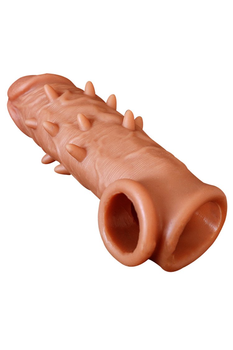 Realistic Penis Extender With Ball Loop Sleeve