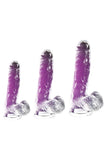 Load image into Gallery viewer, Tpe Soft Crystal Jellies Realistic Dildo With Scrotum Bottom Base