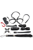Load image into Gallery viewer, Bed Restraint Kit 10 Pieces Set Black / One Size Bondage