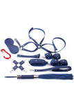 Load image into Gallery viewer, Bed Restraint Kit 10 Pieces Set Blue / One Size Bondage