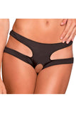 Charger l&#39;image dans la galerie, Plus Size Sexy Crotchless Panties Black / M