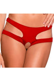 Load image into Gallery viewer, Plus Size Sexy Crotchless Panties Red / M