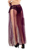 Charger l&#39;image dans la galerie, Sexy Sheer Lace Side Slit Maxi Skirt Dress