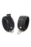 Charger l&#39;image dans la galerie, Basics Leather Ankle Cuffs Black Bondage Gear