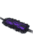 Laden Sie das Bild in den Galerie-Viewer, Lace Handcuffs With Blindfold Purple Bondage Gear