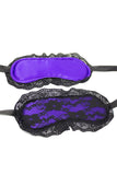 Laden Sie das Bild in den Galerie-Viewer, Lace Handcuffs With Blindfold Bondage Gear