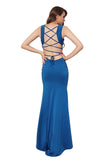 Load image into Gallery viewer, Scoop Neck Sleeveless Side Slit Lace Up Maxi Dress