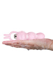 Laden Sie das Bild in den Galerie-Viewer, Leten Cute Pink Silicone Butt Plug With Finger Loop Toys