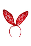 Charger l&#39;image dans la galerie, Rabbit Ear Hair Hoop Roleplay Costume Accessories Red
