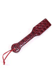 Charger l&#39;image dans la galerie, 3D Diamond Pattern Spanking Paddle One Size / Bright Red