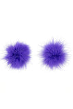 Load image into Gallery viewer, Feather Nipple Pasties Purple / One Size Clamps &amp;