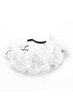 画像をギャラリー ビューアにロード Fabric Rose Flower Crown Ideal Lingerie Accessory White / One Size Accessories