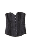 Load image into Gallery viewer, Steel Boned Floral Jacquard Bride Corset Waist Trainer