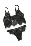 Load image into Gallery viewer, Lace Push Up Bra And G String Set &amp; Panties