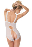 Load image into Gallery viewer, Open Cup Crotchless Lace Bodysuit