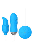 Load image into Gallery viewer, Tongue Rabbit Ear Bullet Shaped Twin Vibrator Love Egg Set Blue / A Eggs