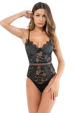 Load image into Gallery viewer, Women Teddy Lingerie One Piece Babydoll Satin Lace Mini Bodysuit