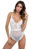 Load image into Gallery viewer, Hot Strappy Lace Plunge Bodysuit