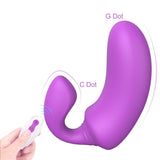 Load image into Gallery viewer, Silicone Waterproof Remote Control Wearable Butterfly Vibrator Clitoral Stimulator Purple