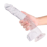 Load image into Gallery viewer, 12.6 Inch Super Suction Realistic Dildo Transparent