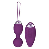 Laden Sie das Bild in den Galerie-Viewer, Bullet Vibrator Wireless Vibrating Eggs Purple Kegel Balls