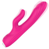 Load image into Gallery viewer, Waterproof Rabbit Vibrator Double Stimulation Rose Red