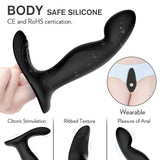 Charger l&#39;image dans la galerie, Ipx7 Remote Control Ribbed Texture Perineum Prostate Massager
