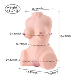 Laden Sie das Bild in den Galerie-Viewer, Curvy Life Size Sex Doll Torso with Big Breast for Sale– Delia