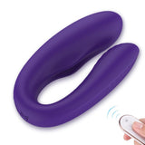 Load image into Gallery viewer, 4 Colors Couple Vibrator Soft Silicone Remote Control Violet