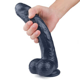 Load image into Gallery viewer, 4 Colors 9.45 Inch Powerful Sucker Macho Dildo Black