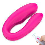 Load image into Gallery viewer, 4 Colors Couple Vibrator Soft Silicone Remote Control Rose Red