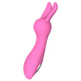 Load image into Gallery viewer, G-Spot Clitoris Stimulation Rabbit Shape Vibrator Pink
