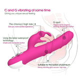 Load image into Gallery viewer, G Spot Clitoris Stimulation Rabbit Vibrator