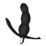 Load image into Gallery viewer, Prostate Massager With Bullet Vibrator 16 Frequencies Black