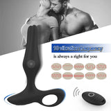 Load image into Gallery viewer, 10 Vibration Modes Remote Control Anal Plug