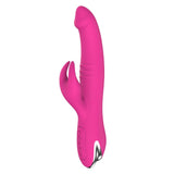 Load image into Gallery viewer, Rechargeable Waterproof Personal Dildo Rabbit Vibrator Clit Stimulator Rose Red