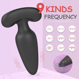 Load image into Gallery viewer, Quiet Invisible Remote Control Anal Plug Vibrator