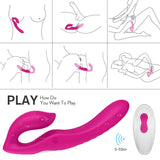 Load image into Gallery viewer, Remote Control Strapless Strap On Dildo Vibrator Rechargeable