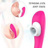 Load image into Gallery viewer, Tongue Clitoral Vibrator G-Spot Bending 9 Sucking &amp; Vibrating Modes