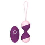 Laden Sie das Bild in den Galerie-Viewer, Waterproof Bullet Vibrator Vagina Stimulation Purple Kegel Balls