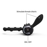 Charger l&#39;image dans la galerie, Penis Ring Vibrator With Rabbit Ears Mini Bullet Clitoris Stimulator