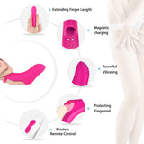 Load image into Gallery viewer, 9 Vbration Modes Finger Vibrator Remote Control